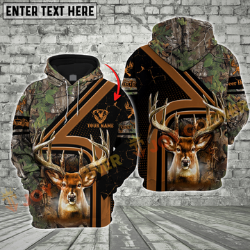 Joycorners Deer Hunting Forest Camo Style Custom Name Shirt 3D All Over Printed Clothes