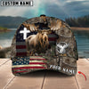 Joycorners Cross America Hunting Moose Crack Camo Pattern Multicolor Option Personalized Cap