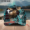 Joycorners Cross America Hunting Moose Crack Camo Pattern Multicolor Option Personalized Cap