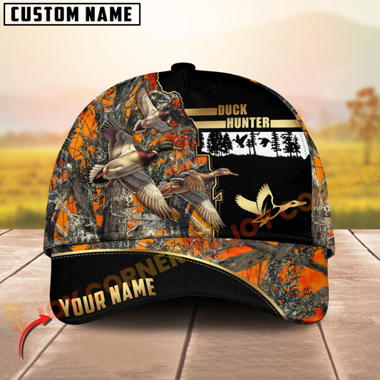Joycorners Premium Hunting Orange Camouflage 3D Full Print Hat Best Gift For Hunter (Multioption)