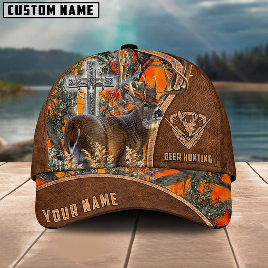 Joycorners Deer Hunting Cross Camouflage Pattern Multicolor Option Personalized 3D Cap