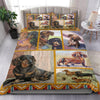 Joy Corners Dachshund Customized Name and Dog 3D Bedding Set