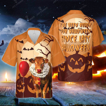 Joycorners Limousin Has Been Ready For Halloween Hawaiian Shirt