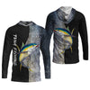 Joycorners Tuna Fishing Saltwater Custom Name UPF Shirts, Tournament Fishing Shirts, Men's Fishing Shirt