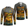 Joycorners The Bass Are Calling And I Must Go Largemouth Bass Fishing SPF Shirt For Men, Funny Fishing Shirt