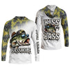 Joycorners Basshole Kiss My Bass Fishing UPF Shirts, Funny Fishing Shirt, Fishing Shirts For Men