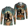 Joycorners Bigfoot Saw Me Fishing But Nobody Believes Him Funny Sasquatch Fishing SPF Shirt For Men