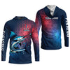 Joycorners Marlin Fishing Custom Name UPF Shirts, Tournament Fishing Shirts, Men's Fishing Shirt
