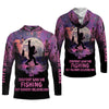 Joycorners Bigfoot Saw Me Fishing But Nobody Believes Him Funny Fishing Shirt, SPF Shirt For Men