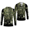 Joycorners American Hooker Patriotic Fishing Shirt, Camo Fishing Shirt, SPF Shirt For Men, Gift For Fisherman