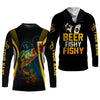 Joycorners Beer Fishy Fishy Funny Fishing Shirt, SPF Shirt For Men, Fishing And Beer Men's Fishing Shirt