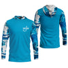 Joycorners Blue Fishing SPF Shirt, Funny Fishing Shirt, Fisherman Outfit, Mens Casual Shirts
