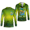 Joycorners I Just Freaking Love Tuna Custom Name Fishing UPF Shirts, Gift For Fisherman, Men's Fishing Shirt