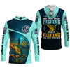 Joycorners Some Go To Church And Think About Fishing Christian Fishing SPF Shirt For Men, Fisherman Gift, Men's Fishing Shirt