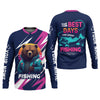 Joycorners Gone Fishing, The Best Days Are Spent Fishing, Funny Bear Fishing Shirt, SPF Shirt, Fisherman Outfit, Mens Casual Shirts
