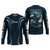 Joycorners Shark Performance Fishing Shirts, Custom Fishing Shirts, Fishing UPF Shirts, Men's Fishing Shirt