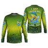 Joycorners I Just Freaking Love Tuna Custom Name Fishing UPF Shirts, Gift For Fisherman, Men's Fishing Shirt