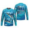 Joycorners The Tuna Are Calling And I Must Go Fishing UPF Shirts, Fishing Gifts For Men, Tuna Fishing Shirts For Men