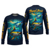 Joycorners Beyond The Break Funny Fishing Shirt, Fishing UPF Shirts, Gift For Fisherman, Men's Fishing Shirt