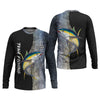 Joycorners Tuna Fishing Saltwater Custom Name UPF Shirts, Tournament Fishing Shirts, Men's Fishing Shirt