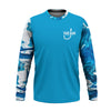 Joycorners Blue Fishing SPF Shirt, Funny Fishing Shirt, Fisherman Outfit, Mens Casual Shirts