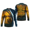 Joycorners Cast All Your Cares On The Lord Christian Fishing SPF Shirt For Men, Fisherman Gift, Men's Fishing Shirt