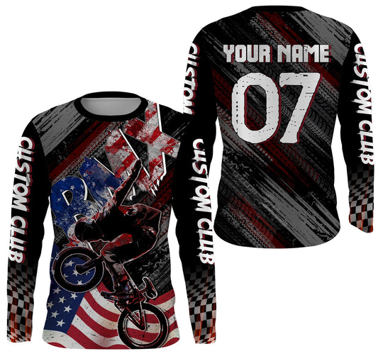 Joycorners Riding Racewear American Cycling Customize Name 3D Shirts
