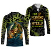 Joycorners I Go Fishing Not To Find Myself But To Lose Myself Funny Fishing Shirt, SPF Shirt For Men, Gift For Fisherman