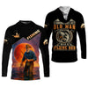 Joycorners Never Underestimate An Old Man With A Fishing Rod Funny Fishing Shirt, SPF Shirt For Men, Gift For Fisherman