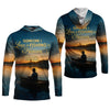 Joycorners Someone I Love Is Fishing In Heaven Fishing Memorial SPF Shirt For Men, Gift For Fisherman, Men's Fishing Shirt