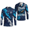 Joycorners Sharks Will Kill You Performance Fishing Shirts, SPF Shirt For Men, Presents For Fishermen