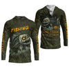 Joycorners Gone Fishin In The Afterlife Horror Fishing SPF Shirt For Men, Halloween Fishing Jersey, Presents For Fishermen