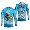 Joycorners I Love It When She Tugs On My Worm And Swallows Blue Fishing Shirt, SPF Shirt For Men, Men's Fishing Shirt