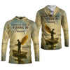 Joycorners Fishing In Heaven Fishing UPF Shirts, Fishing Memorial Presents For Fishermen, Fishing Shirts For Men