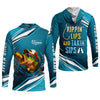 Joycorners Rippin' Lips & Takin' Sips Fishing SPF Shirt For Men, Gift For Fisherman, Fishing Shirts For Men