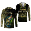 Joycorners Bass Fishing And Beer That's Why I'm Here Camouflage Fishing Shirts, Funny Fishing Shirt, SPF Shirt For Men