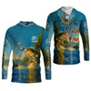 Joycorners Reel In A Cold One Bass Light Beer And Fishing SPF Shirt, Funny Fishing Shirt, Fishing Shirts For Men