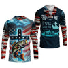 Joycorners I Will Make You Fishers Of Men Christian Patriotic Fishing Shirt, Fishing UPF Shirts, Fishing Gifts For Men