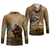 Joycorners The Best Things In Life Are Wild And Free Custom Name Bigfoot Fishing SPF Shirt For Men, Gift For Fisherman
