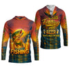 Joycorners Bass Fishing And Beer That's Why I'm Here SPF Shirt For Men, Fishing Gifts For Men, Custom Fishing Shirts