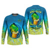 Joycorners Mahi Mahi Fishing Shirt, Fishing SPF Shirt For Men, Gift For Fisherman, Fishing Shirts For Men