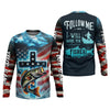 Joycorners I Will Make You Fishers Of Men Christian Patriotic Fishing Shirt, Fishing UPF Shirts, Fishing Gifts For Men