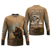 Joycorners The Best Things In Life Are Wild And Free Custom Name Bigfoot Fishing SPF Shirt For Men, Gift For Fisherman
