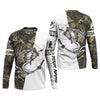 Joycorners Camo White Fishing UPF Shirts, Camouflage Fishing Shirts, Fishing Gifts For Men, Men's Fishing Shirt