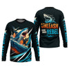 Joycorners Shark Fishing SPF Shirts, Unleash Your Inner Rebel Performance Fishing Shirts, Fishing Shirts For Men