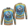 Joycorners Tie Dyed Pattern Fishing UPF Shirts, Fishing Gifts For Men, Men's Fishing Shirt, Fishing Shirts For Men