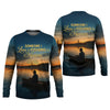 Joycorners Someone I Love Is Fishing In Heaven Fishing Memorial SPF Shirt For Men, Gift For Fisherman, Men's Fishing Shirt