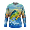 Joycorners Weekend Forecast Fishing With A Chance Of Drinking Men's Fishing Shirt, Mahi Fishing Shirt, UPF Fishing Shirt