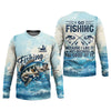 Joycorners I Go Fishing Because I Like It Not Because I'm Good At It SPF Shirt, Gift For Fisherman, Fishing Shirts For Men
