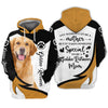 Joycorners Golden Retriever Mom 3D Custom Name And Dog Full Print Shirts